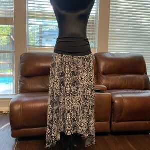 Apt. 9 Black and White Maxi Skirt